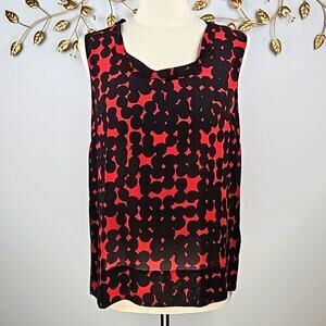 DKNY Sheer Silk Top Size M